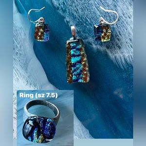 Bonnie’s Bling One Of A Kind Fused Glass Jewelry and Accessories to Wear.